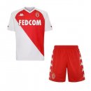 Maglia AS Monaco Prima Bambino 2020/2021 Bianco Rosso