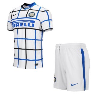 Maglia Inter Milan Seconda Bambino 2020/2021 Bianco Maglia Inter Milan Seconda Bambino 2020/2021 Bianco