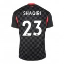 Maglia Liverpool NO.23 Shaqiri Terza 2020/2021 Nero