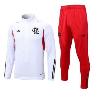 Felpa Allenamento Flamengo 2023/2024 Bianco Felpa Allenamento Flamengo 2023/2024 Bianco