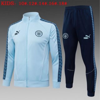 Bambino Giacca Manchester City 2026/2027 Blu
