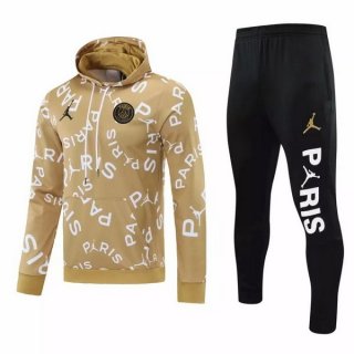Felpa Cappuccio Paris Saint Germain 2021/2022 Giallo Nero Felpa Cappuccio Paris Saint Germain 2021/2022 Giallo Nero