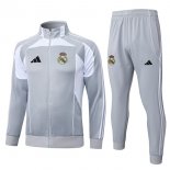 Giacca Real Madrid 2026/2027 Grigio Giacca Real Madrid 2026/2027 Grigio