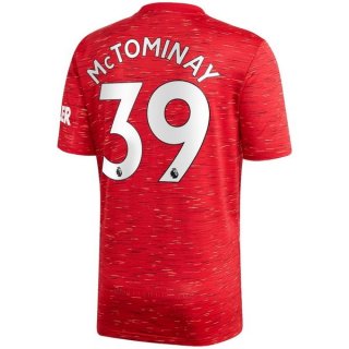 Maglia Manchester United NO.39 McTominay Prima 2020/2021 Rosso Maglia Manchester United NO.39 McTominay Prima 2020/2021 Rosso