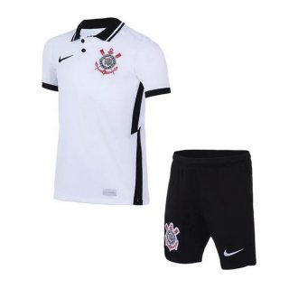 Maglia Corinthians Paulista Prima Bambino 2020/2021 Bianco Maglia Corinthians Paulista Prima Bambino 2020/2021 Bianco