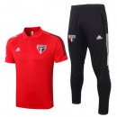 Polo São Paulo Set Completo 2020/2021 Rosso Nero