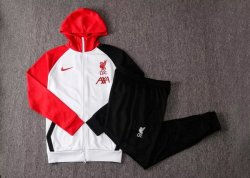 Giacca Cappuccio Liverpool 2020/2021 Rosso Bianco Nero