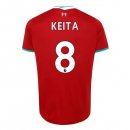 Maglia Liverpool NO.8 Keita Prima 2020/2021 Rosso