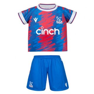 Maglia Crystal Palace Prima Bambino 2022/2023 Rosso Blu