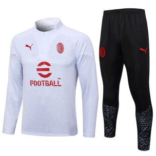 Felpa AC Milan 2024 Bianco 2 Felpa AC Milan 2024 Bianco 2