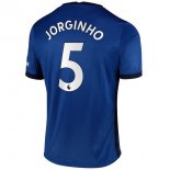 Maglia Chelsea NO.5 Jorginho Prima 2020/2021 Blu