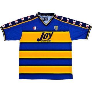 Thailandia Maglia Parma Champion Prima Retro 2001 2002 Giallo