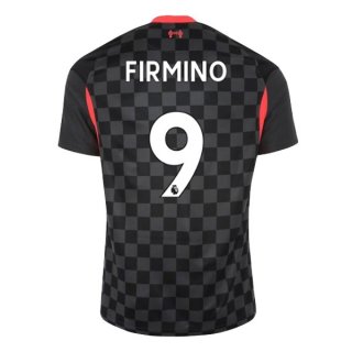 Maglia Liverpool NO.9 Firmino Terza 2020/2021 Nero Maglia Liverpool NO.9 Firmino Terza 2020/2021 Nero