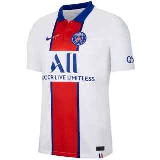 Maglia Paris Saint Germain Seconda 2020/2021 Bianco