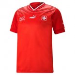 Thailandia Maglia Svizzera Prima 2022 Rosso