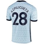 Maglia Chelsea NO.28 Azpilicueta Seconda 2020/2021 Blu Maglia Chelsea NO.28 Azpilicueta Seconda 2020/2021 Blu