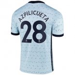 Maglia Chelsea NO.28 Azpilicueta Seconda 2020/2021 Blu