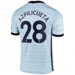 Maglia Chelsea NO.28 Azpilicueta Seconda 2020/2021 Blu