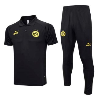Polo Borussia Dortmund Set Completo 2023/2024 Nero Polo Borussia Dortmund Set Completo 2023/2024 Nero