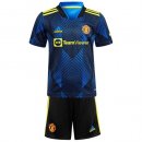 Maglia Manchester United Terza Bambino 2021/2022