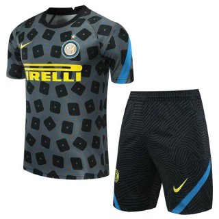 Maglia Formazione Inter Milan Set Completo 2020/2021 Grigio Maglia Formazione Inter Milan Set Completo 2020/2021 Grigio