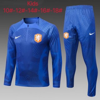 Bambino Felpa Paesi Bassi 2023 Blu Bambino Felpa Paesi Bassi 2023 Blu