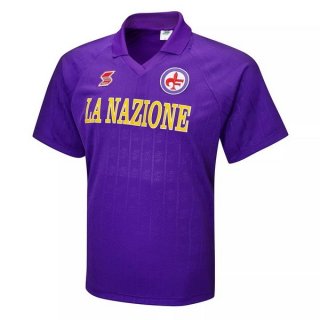 Thailandia Maglia Fiorentina Prima Retro 1989 1991 Porpora