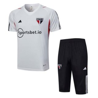 Maglia Formazione Sao Paulo Set Completo 2023/2024 Bianco