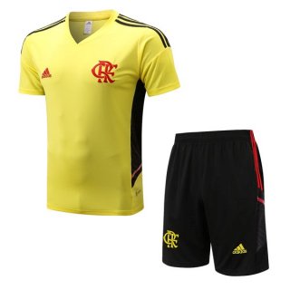 Maglia Formazione Flamengo Set Completo 2022-2023 Giallo