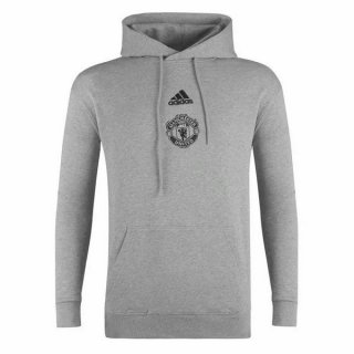 Felpa Cappuccio Manchester United 2020/2021 Grigio Felpa Cappuccio Manchester United 2020/2021 Grigio