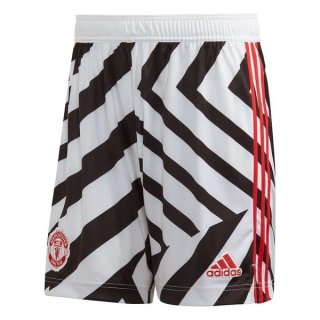 Pantaloni Manchester United Terza 2020/2021 Bianco Pantaloni Manchester United Terza 2020/2021 Bianco