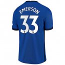 Maglia Chelsea NO.33 Emerson Prima 2020/2021 Blu