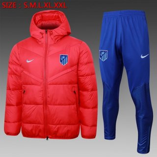Piumino Atletico Madrid Set Completo 2024/2025 Rosso Piumino Atletico Madrid Set Completo 2024/2025 Rosso