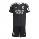 Maglia Real Madrid Portiere Bambino 2025/2026 Nero