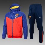 Giacca a vento Barcellona Set Completo 2025/2026 Blu Rosso