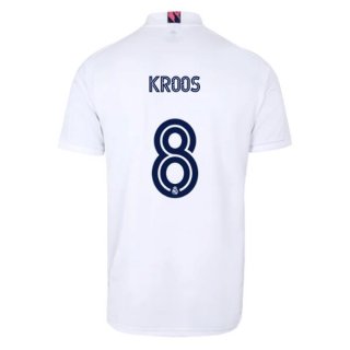 Maglia Real Madrid Prima NO.8 Kroos 2020/2021 Bianco