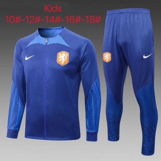 Bambino Giacca Paesi Bassi 2023 Blu Bambino Giacca Paesi Bassi 2023 Blu