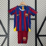 Maglia Barcellona Prima Retro Bambino 2005 2006