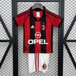 Maglia AC Milan Prima Bambino Retro 1998-1999