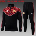 Bambino Giacca Manchester United 2025/2026 Nero Rosso 5