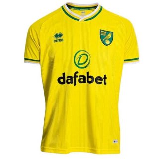 Thailandia Maglia Norwich City Prima 2020/2021 Giallo