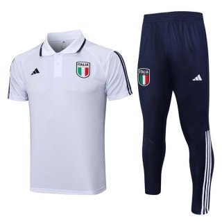 Polo Italia Set Completo 2023/2024 Bianco Blu Polo Italia Set Completo 2023/2024 Bianco Blu