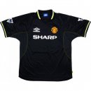 Thailandia Maglia Manchester United Terza Retro 1998 1999 Nero