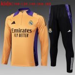 Bambino Felpa Allenamento Real Madrid 2025/2026 Giallo