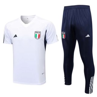 Maglia Italia Set Completo 2023/2024 Bianco Blu