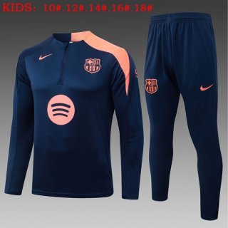 Bambino Felpa Allenamento Barcellona 2026/2027 Blu 6