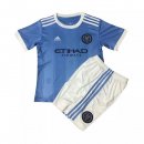 Maglia New York City Prima Bambino 2021/2022 Blu