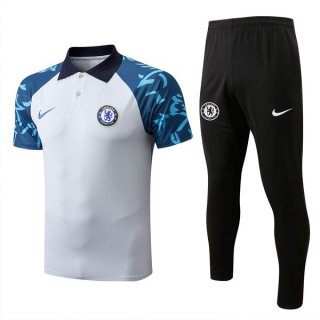 Polo Chelsea Set Completo 2022-2023 Bianco