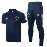 Polo Cruzeiro Set Completo 2020/2021 Blu Navy Polo Cruzeiro Set Completo 2020/2021 Blu Navy