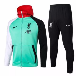 Giacca Cappuccio Liverpool 2020/2021 Verde Nero